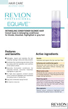 Load image into Gallery viewer, Revlon Equave Blonde Hair Detangling Leave in Conditioning Spray 200ml