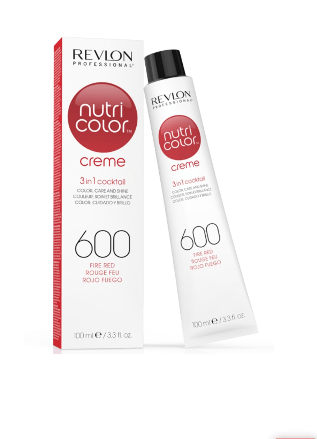 Revlon Nutri Color Creme Fire Red Shade 600 (Colour Bomb Tube) 100ml