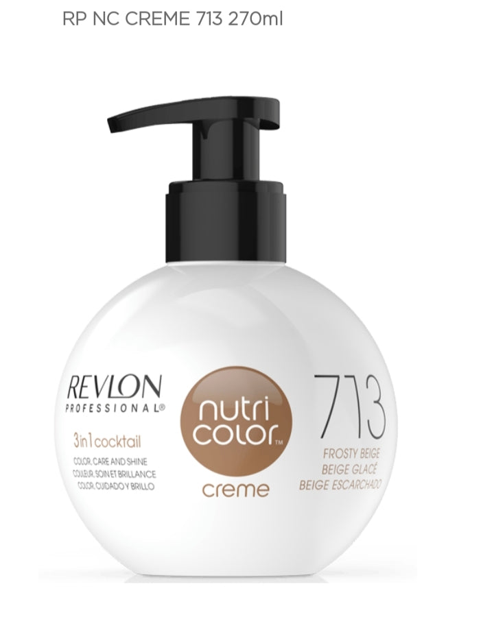 Revlon Nutri Color Creme Shade 713 Frosty Beige (Colour Bomb) 270ml