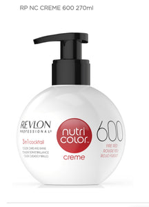 Revlon Nutri Color Creme Shade 600 Fire Red Colour Bomb 270ml