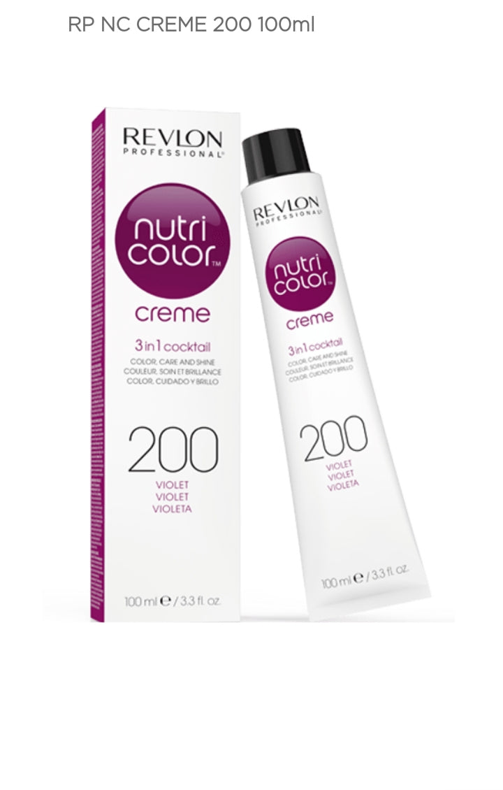 Revlon Nutri Color Creme Violet/Purple Shade 200 (Colour Bomb Tube) 100ml